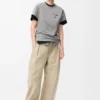 Regular fit T-shirt in cotton Grey Melange Regular fit T-shirt in cotton Grey Melange