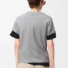Regular fit T-shirt in cotton Grey Melange Regular fit T-shirt in cotton Grey Melange