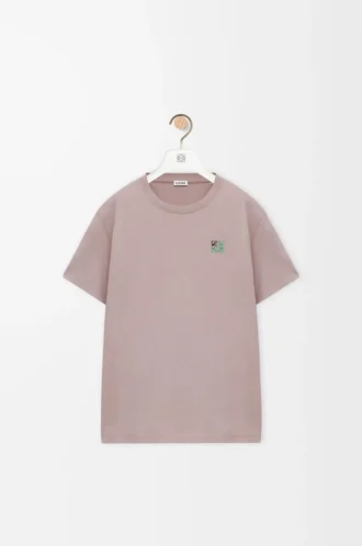 Regular fit T-shirt in cotton Light Pink