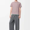 Regular fit T-shirt in cotton Light Pink Regular fit T-shirt in cotton Light Pink