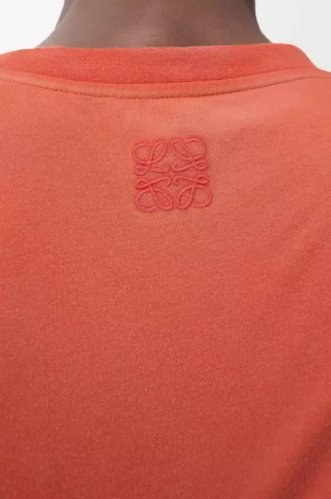 Regular fit T-shirt in cotton Orange Regular fit T-shirt in cotton Orange