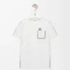 Regular fit T-shirt in cotton White Regular fit T-shirt in cotton White