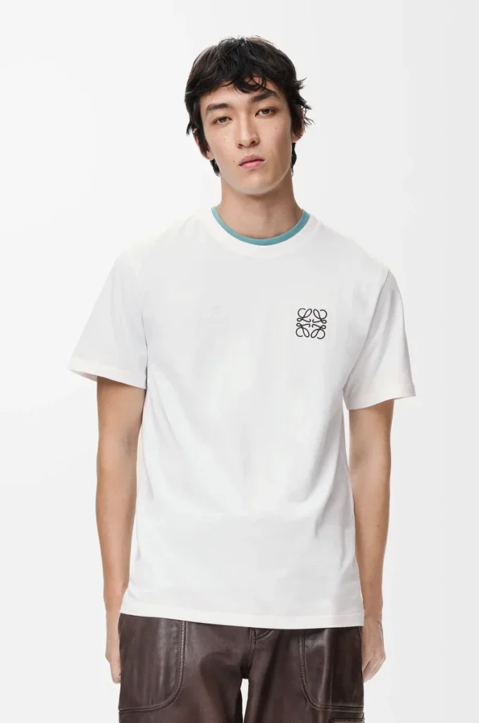 Regular fit T-shirt in cotton White Regular fit T-shirt in cotton White