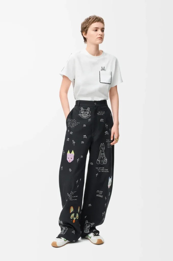 Regular fit T-shirt in cotton White Regular fit T-shirt in cotton White