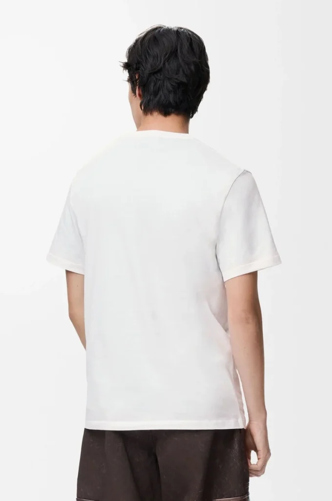 Regular fit T-shirt in cotton White Regular fit T-shirt in cotton White