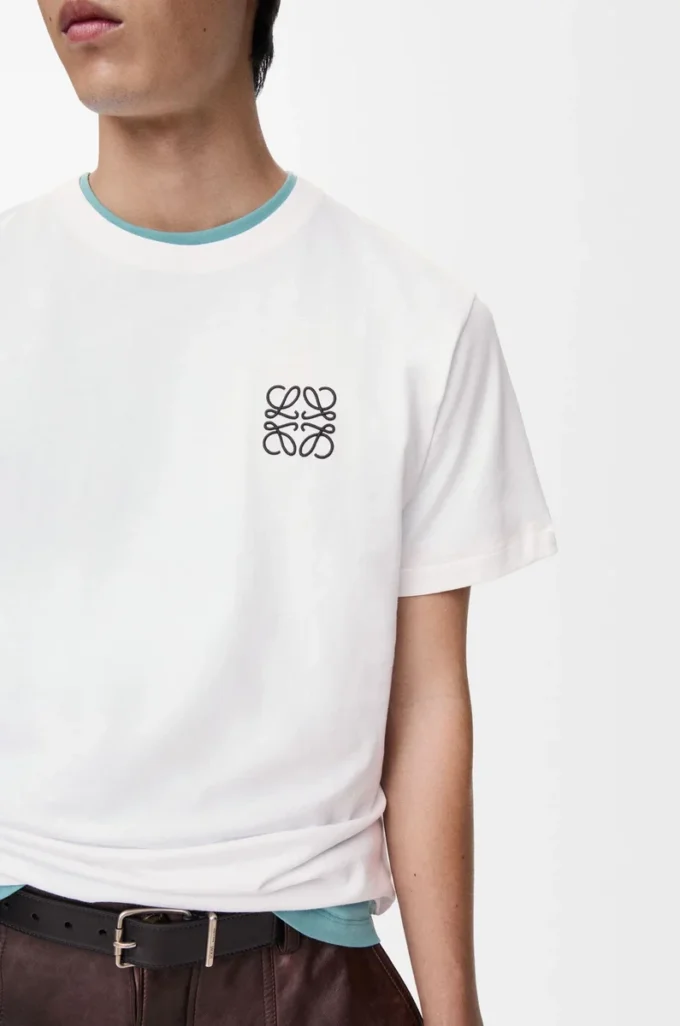 Regular fit T-shirt in cotton White Regular fit T-shirt in cotton White