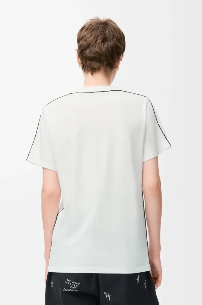 Regular fit T-shirt in cotton White Regular fit T-shirt in cotton White