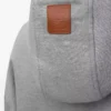 Relaxed fit hoodie in cotton Grey Melange Relaxed fit hoodie in cotton Grey Melange
