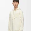 Relaxed fit hoodie in cotton White Ash Relaxed fit hoodie in cotton White Ash