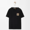 Relaxed fit T-shirt in cotton Black Relaxed fit T-shirt in cotton Black