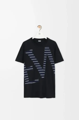 Relaxed fit T-shirt in cotton Black
