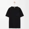 Relaxed fit T-shirt in cotton Black Relaxed fit T-shirt in cotton Black
