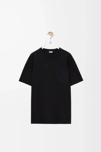 Relaxed fit T-shirt in cotton Black