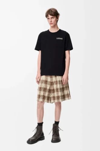 Relaxed fit T-shirt in cotton Black