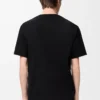 Relaxed fit T-shirt in cotton Black Relaxed fit T-shirt in cotton Black