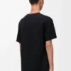 Relaxed fit T-shirt in cotton Black Relaxed fit T-shirt in cotton Black
