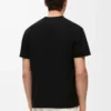 Relaxed fit T-shirt in cotton Black Relaxed fit T-shirt in cotton Black