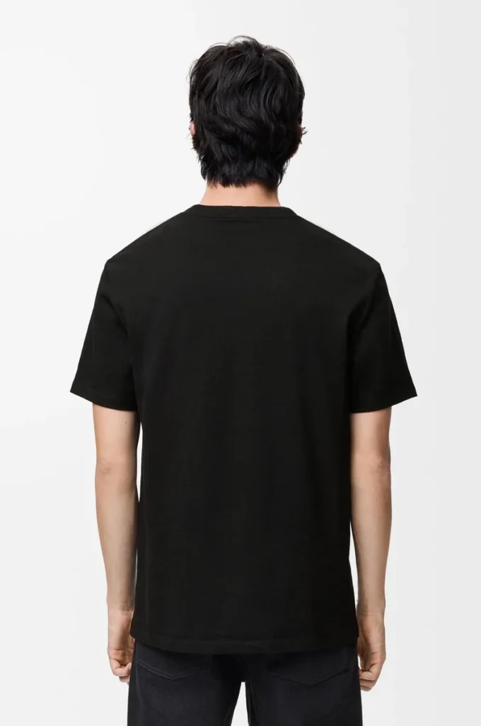 Relaxed fit T-shirt in cotton Black/Multicolor Relaxed fit T-shirt in cotton Black/Multicolor