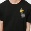 Relaxed fit T-shirt in cotton Black/Multicolor Relaxed fit T-shirt in cotton Black/Multicolor