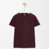 Relaxed fit t-shirt in cotton Burgundy Relaxed fit t-shirt in cotton Burgundy