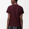 Relaxed fit t-shirt in cotton Burgundy Relaxed fit t-shirt in cotton Burgundy