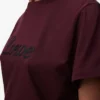 Relaxed fit t-shirt in cotton Burgundy Relaxed fit t-shirt in cotton Burgundy