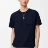 Relaxed fit T-shirt in cotton Dark Navy Relaxed fit T-shirt in cotton Dark Navy