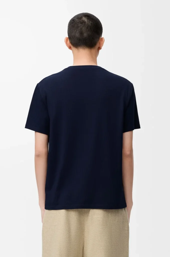 Relaxed fit T-shirt in cotton Dark Navy Relaxed fit T-shirt in cotton Dark Navy