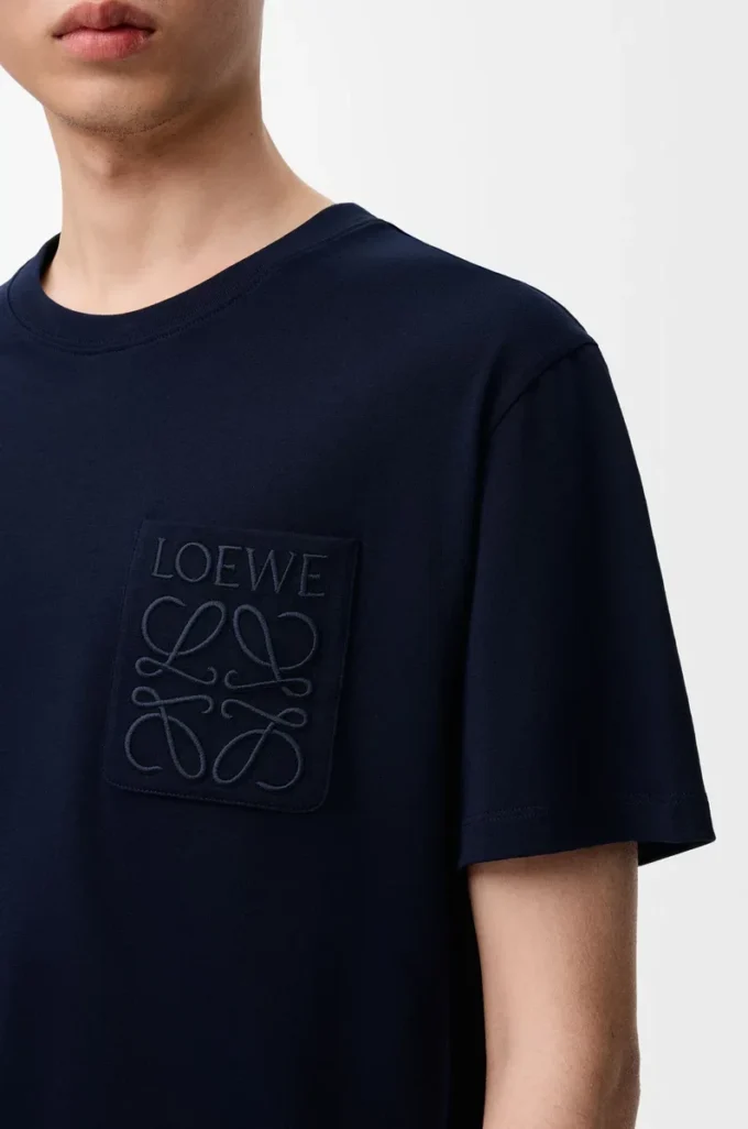 Relaxed fit T-shirt in cotton Dark Navy Relaxed fit T-shirt in cotton Dark Navy