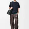 Relaxed fit T-shirt in cotton Dark Navy Blue Relaxed fit T-shirt in cotton Dark Navy Blue