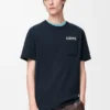 Relaxed fit T-shirt in cotton Dark Navy Blue Relaxed fit T-shirt in cotton Dark Navy Blue