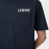 Relaxed fit T-shirt in cotton Dark Navy Blue Relaxed fit T-shirt in cotton Dark Navy Blue