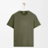 Relaxed fit T-shirt in cotton Khaki Green Relaxed fit T-shirt in cotton Khaki Green