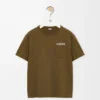 Relaxed fit T-shirt in cotton Khaki Green Relaxed fit T-shirt in cotton Khaki Green