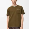 Relaxed fit T-shirt in cotton Khaki Green Relaxed fit T-shirt in cotton Khaki Green