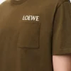 Relaxed fit T-shirt in cotton Khaki Green Relaxed fit T-shirt in cotton Khaki Green