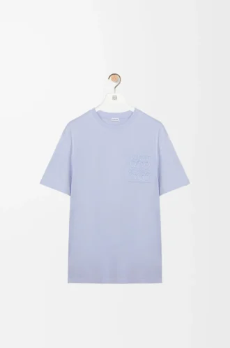 Relaxed fit T-shirt in cotton Light Blue