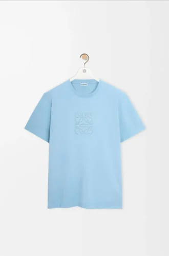 Relaxed fit T-shirt in cotton Light Blue