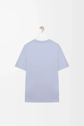 Relaxed fit T-shirt in cotton Light Blue