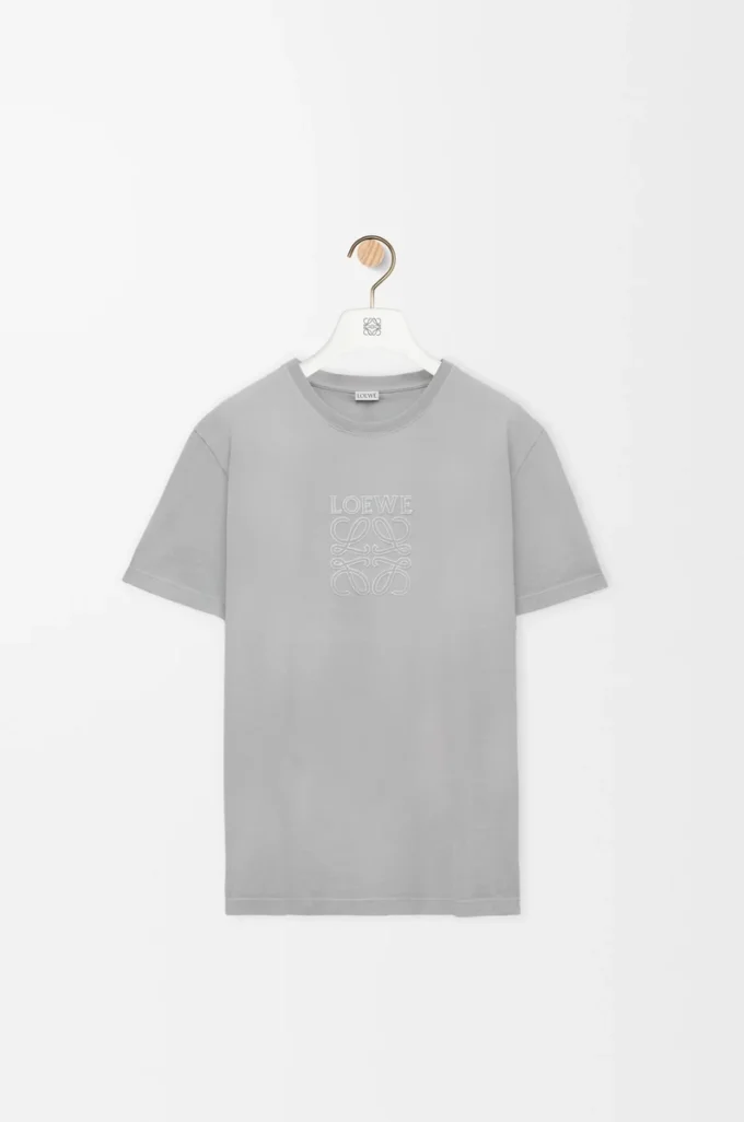 Relaxed fit T-shirt in cotton Light Grey Relaxed fit T-shirt in cotton Light Grey