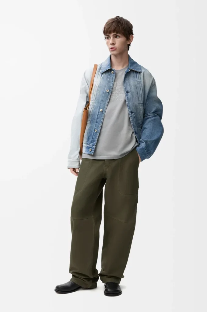 Relaxed fit T-shirt in cotton Light Grey Relaxed fit T-shirt in cotton Light Grey