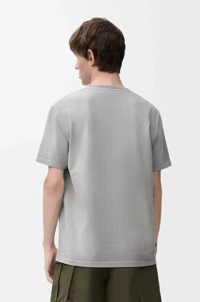 Relaxed fit T-shirt in cotton Light Grey Relaxed fit T-shirt in cotton Light Grey