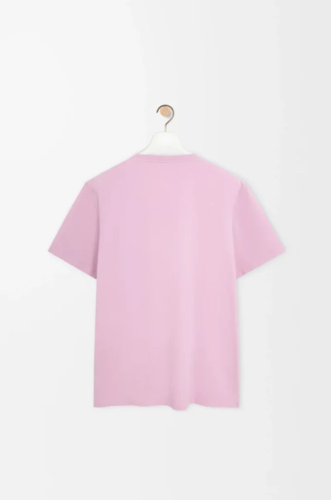 Relaxed fit T-shirt in cotton Lilac Relaxed fit T-shirt in cotton Lilac