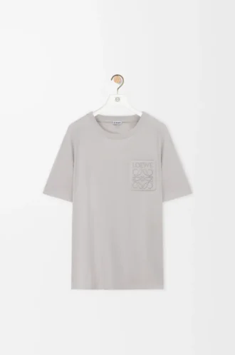 Relaxed fit T-shirt in cotton Medium Grey Relaxed fit T-shirt in cotton Medium Grey