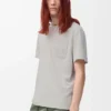 Relaxed fit T-shirt in cotton Medium Grey Relaxed fit T-shirt in cotton Medium Grey
