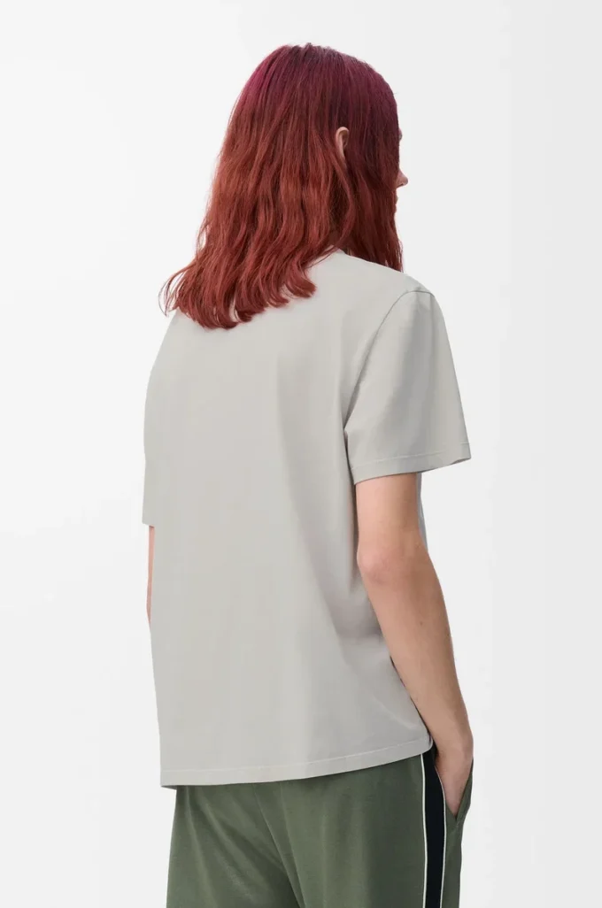 Relaxed fit T-shirt in cotton Medium Grey Relaxed fit T-shirt in cotton Medium Grey