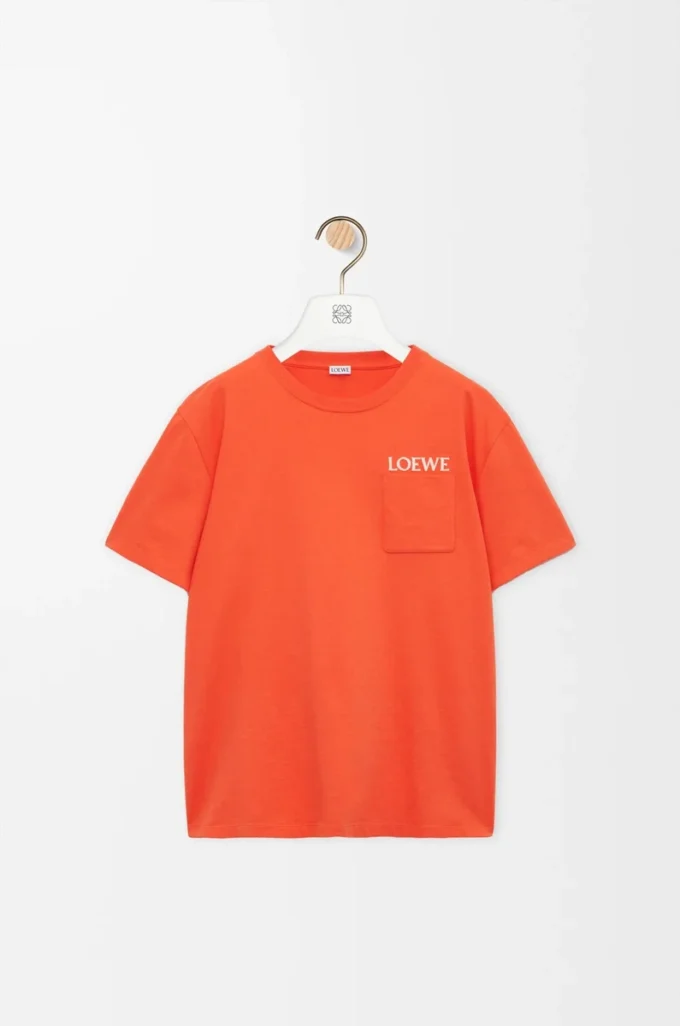 Relaxed fit T-shirt in cotton Orange Relaxed fit T-shirt in cotton Orange
