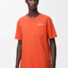 Relaxed fit T-shirt in cotton Orange Relaxed fit T-shirt in cotton Orange