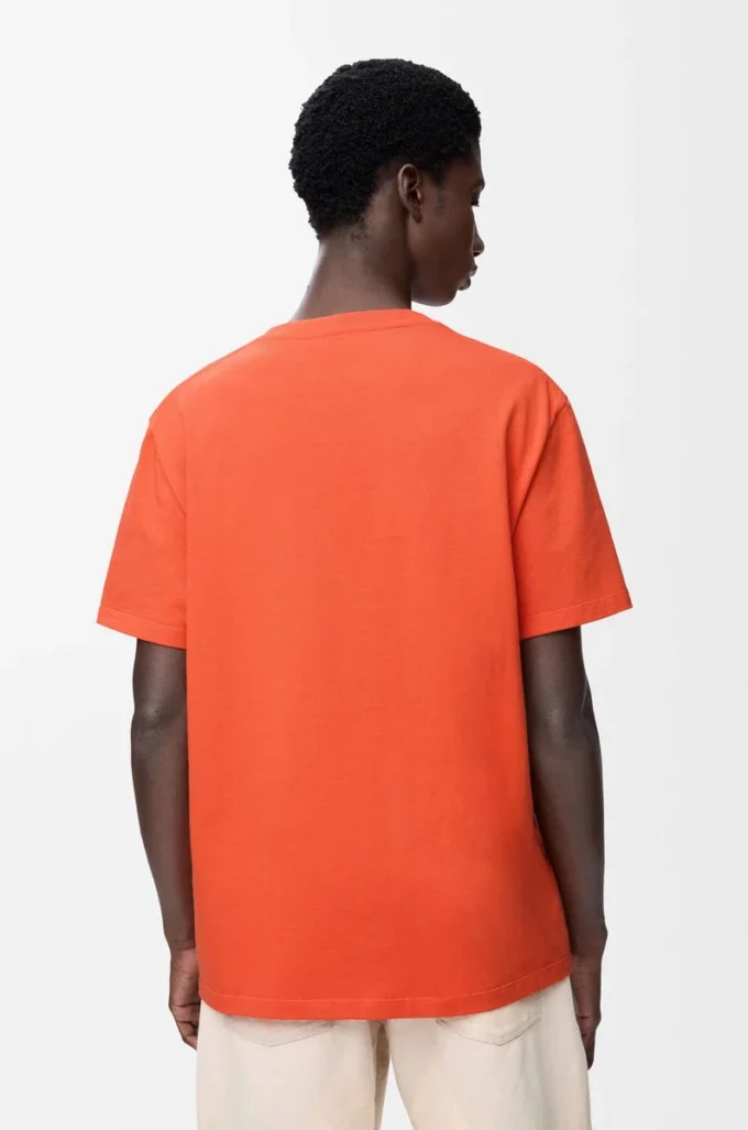 Relaxed fit T-shirt in cotton Orange Relaxed fit T-shirt in cotton Orange