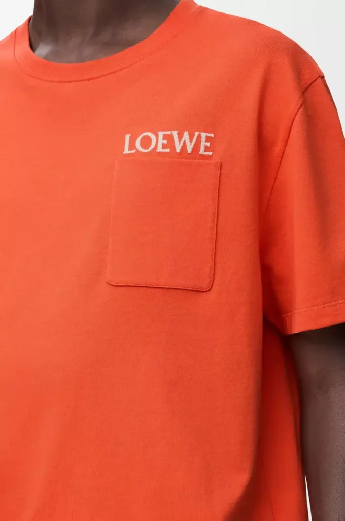 Relaxed fit T-shirt in cotton Orange Relaxed fit T-shirt in cotton Orange